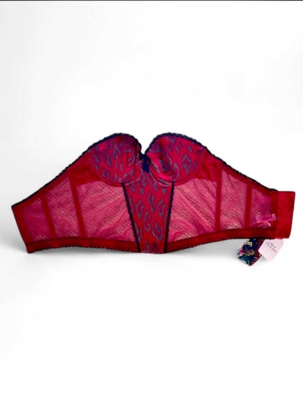 ❤️🔥Agent Provocateur Corset Bustier “Betty” • Red & Black - Picture 2 of 7